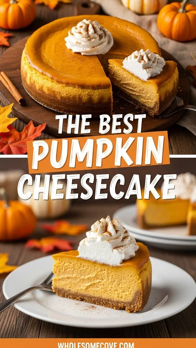 Pumpkin Cheesecake Recipe | Crowd-Pleasing Holiday Party Dessert