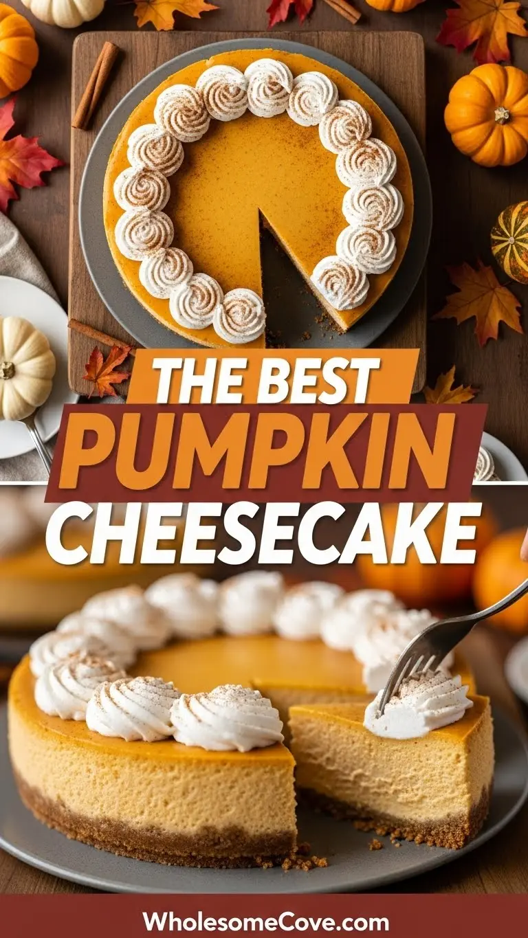 Pumpkin Cheesecake Recipe - Easy Fall Dessert Everyone Loves