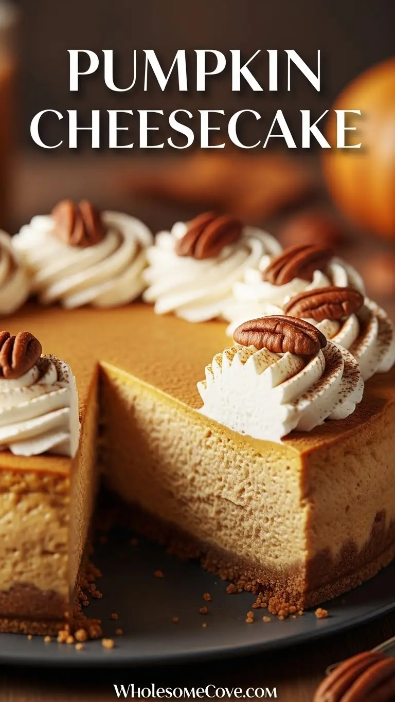 Pumpkin Cheesecake Recipe - Family Favorite Fall Dessert