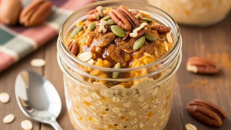 Pumpkin Overnight Oats Recipe