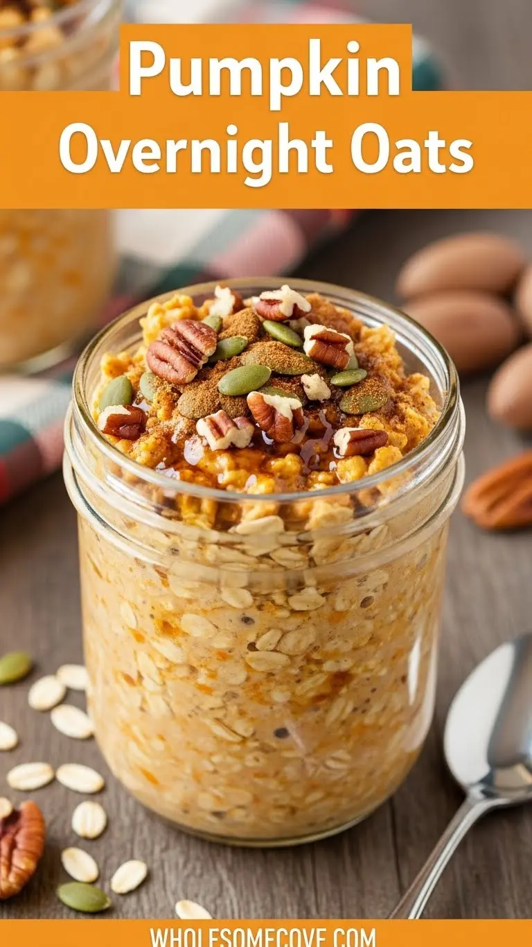 Pumpkin Overnight Oats Recipe | Kid-Friendly Fall Breakfast Idea