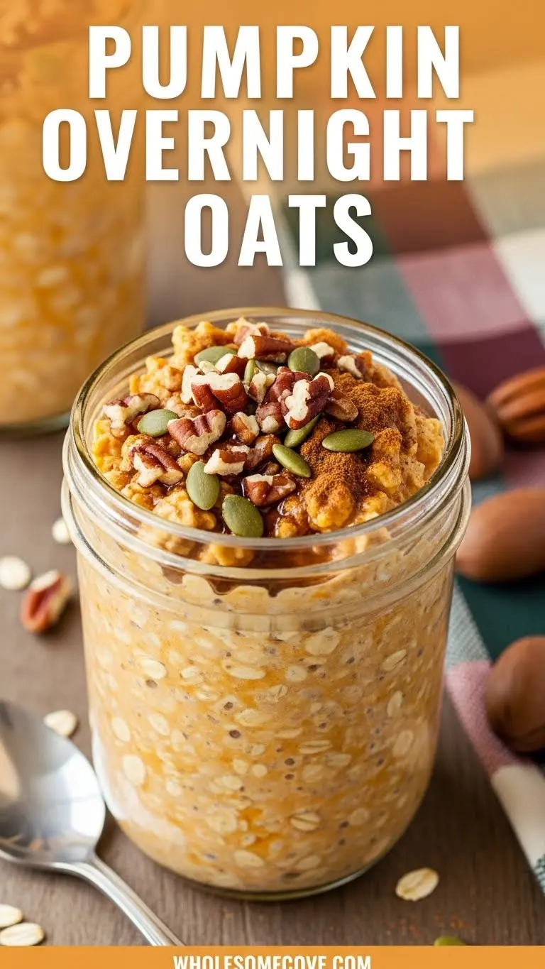 Pumpkin Overnight Oats Recipe | Easy No-Cook Fall Breakfast