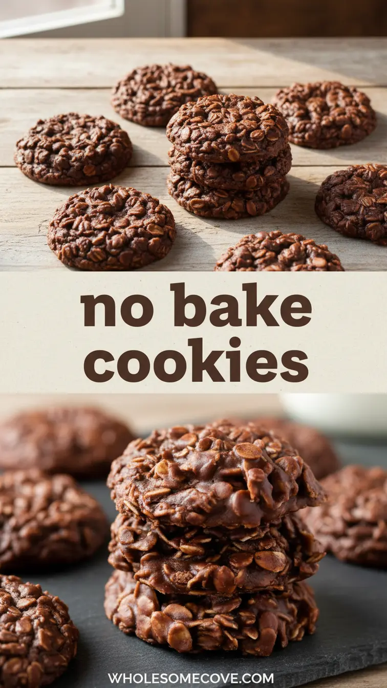 No Bake Cookies Recipe | Simple Homemade Cookie Treat