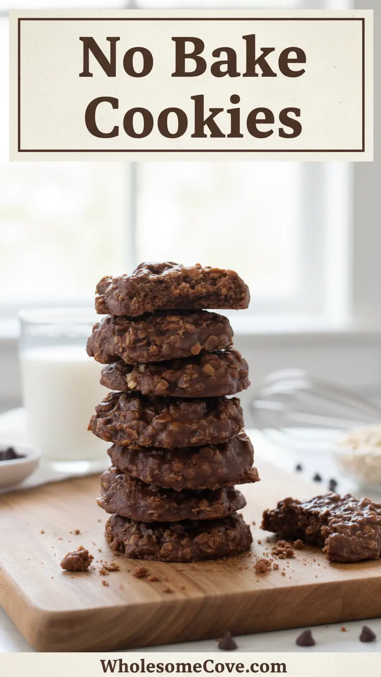 No Bake Cookies Recipe | Chocolate Peanut Butter Favorite