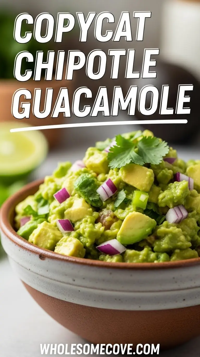 Chipotle Guacamole Recipe