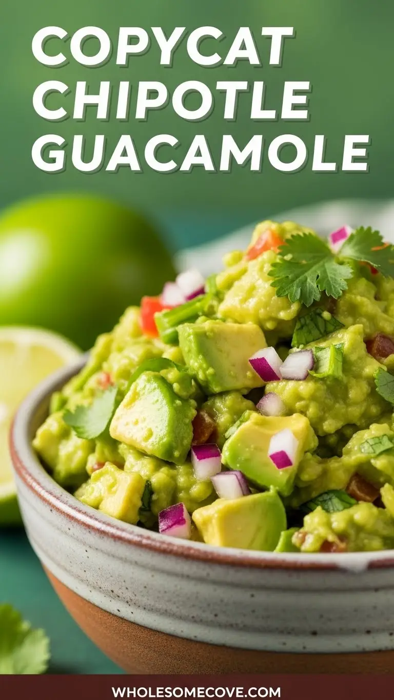 Chipotle Guacamole Recipe