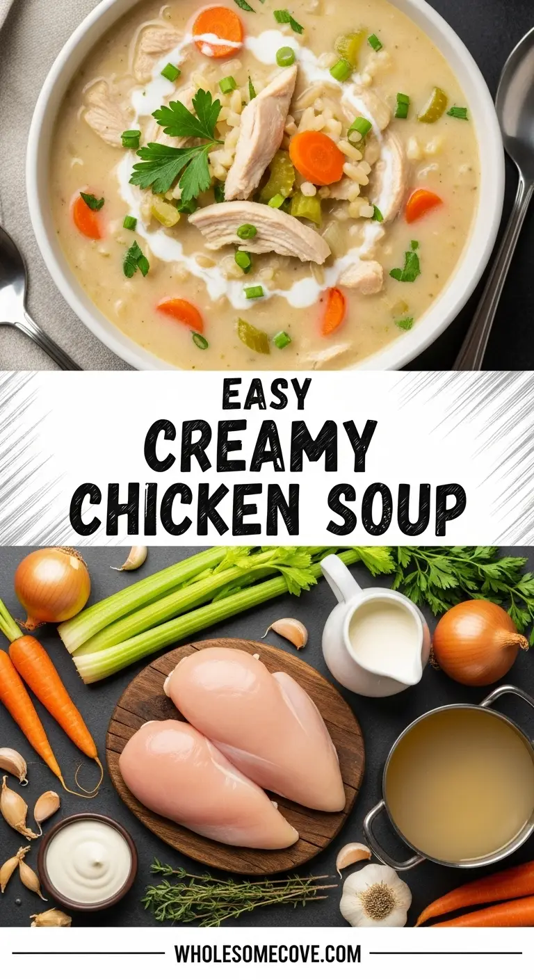 Creamy Chicken Soup Recipe