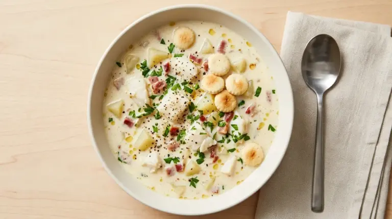 Creamy New England Fish Chowder Recipe 1 result