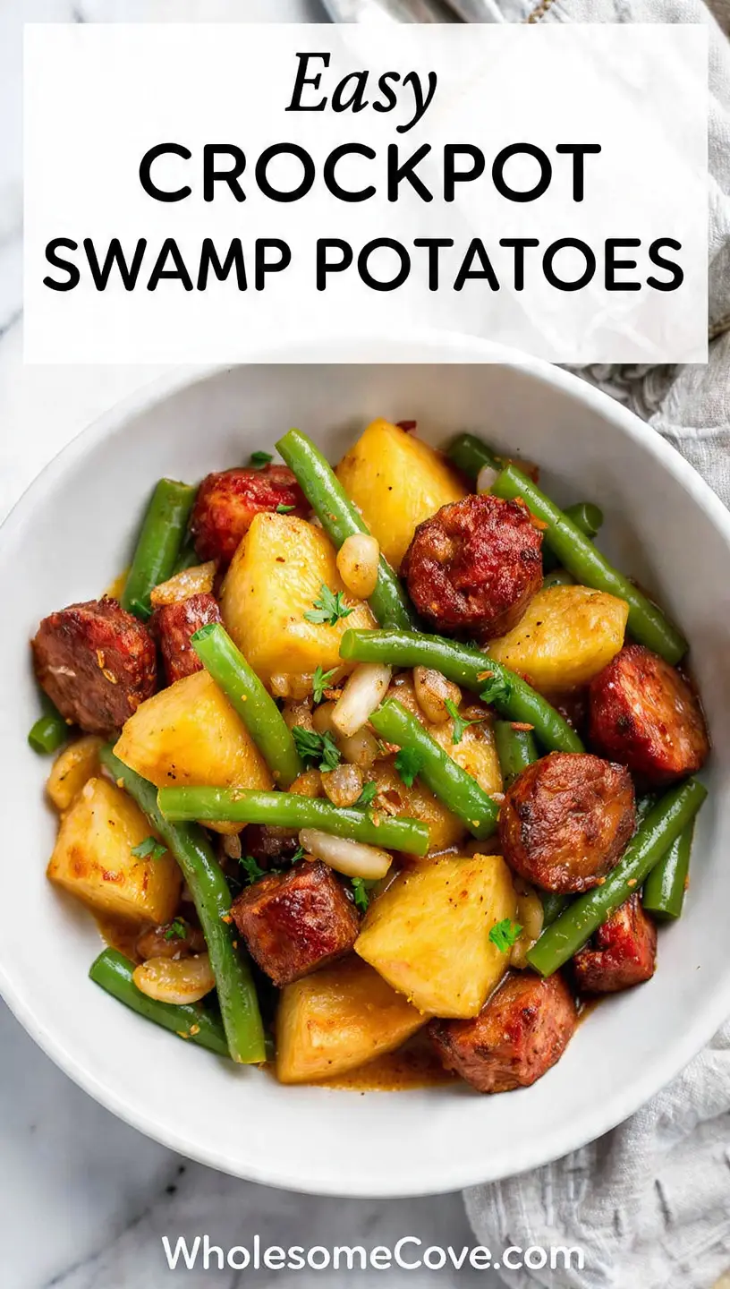 Crockpot Swamp Potatoes Recipe
