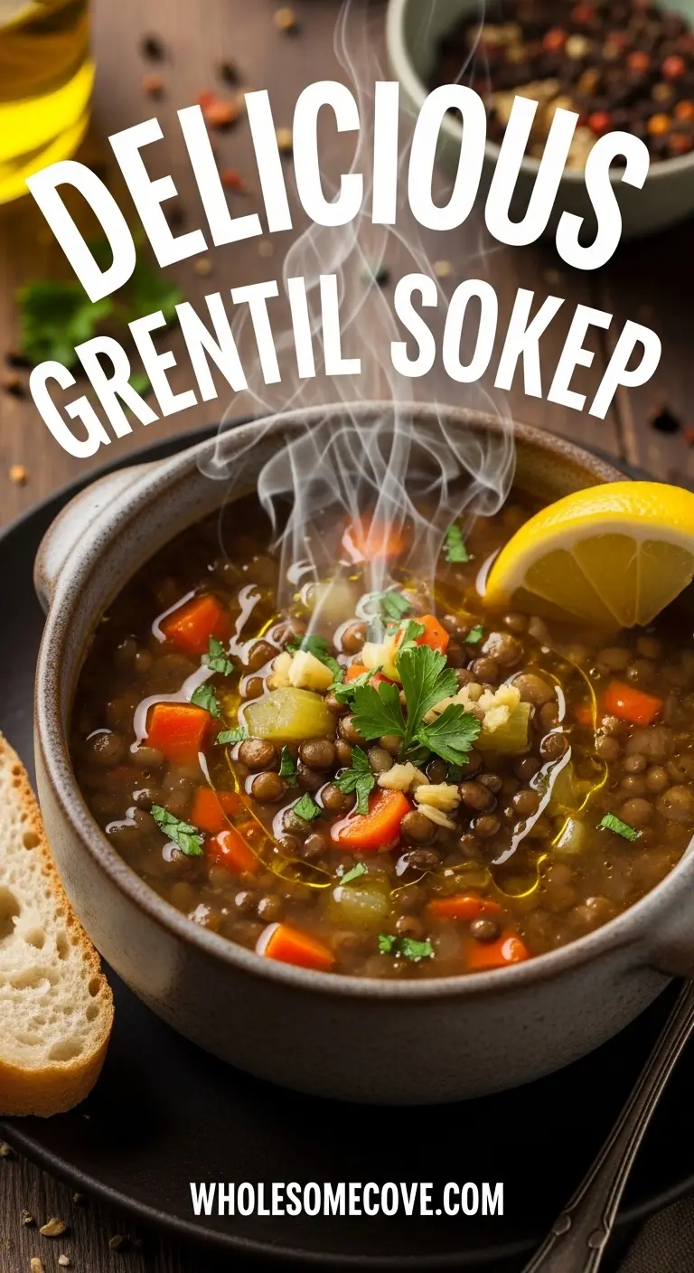 Greek Lentil Soup Recipe