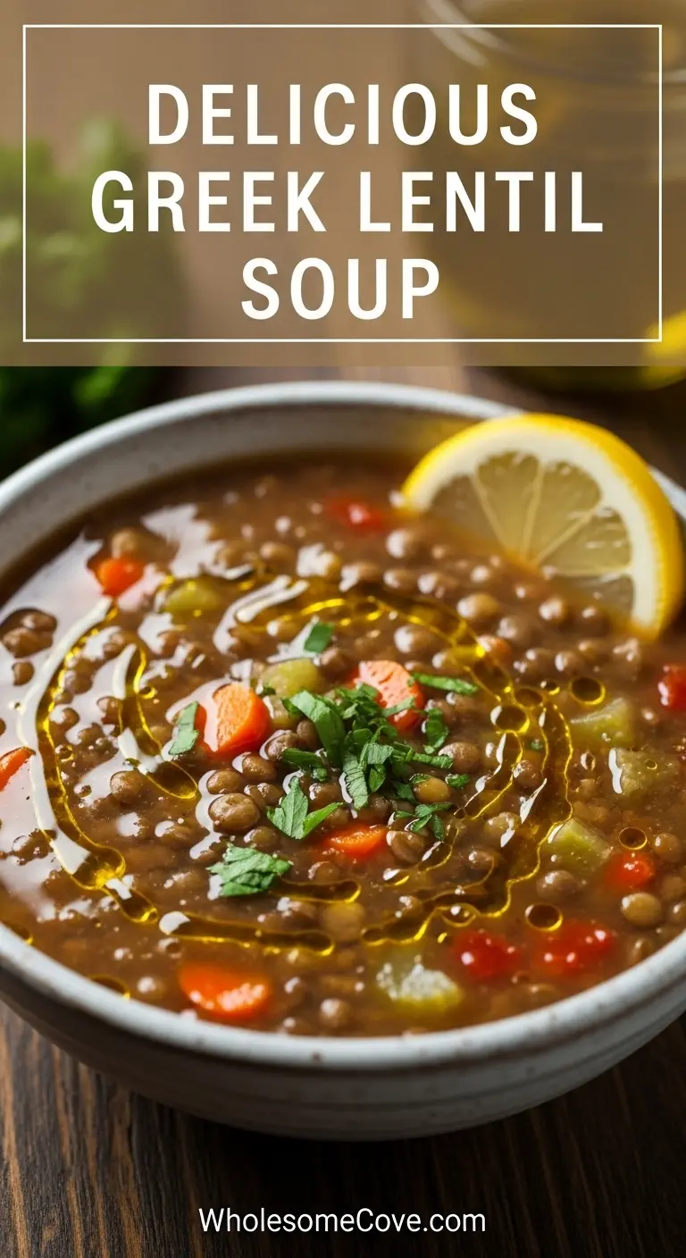 Greek Lentil Soup Recipe