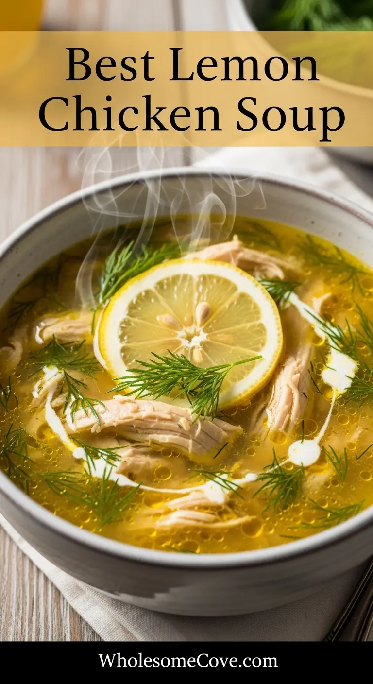Lemon Chicken Soup Recipe