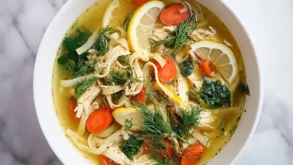 Lemon Chicken Soup Recipe