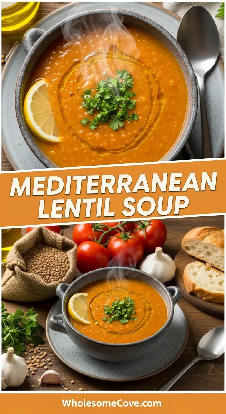 Mediterranean Lentil Soup Recipe
