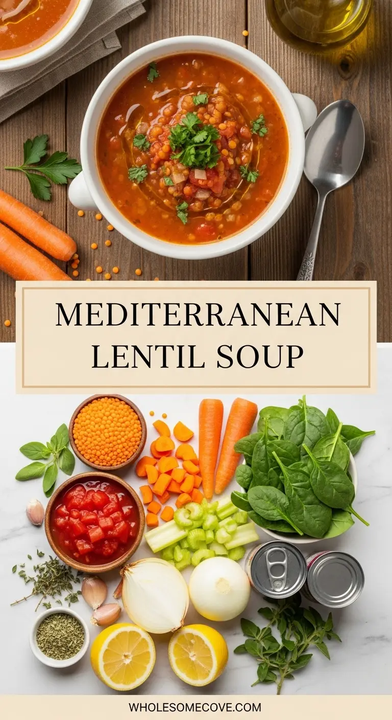 Mediterranean Lentil Soup Recipe
