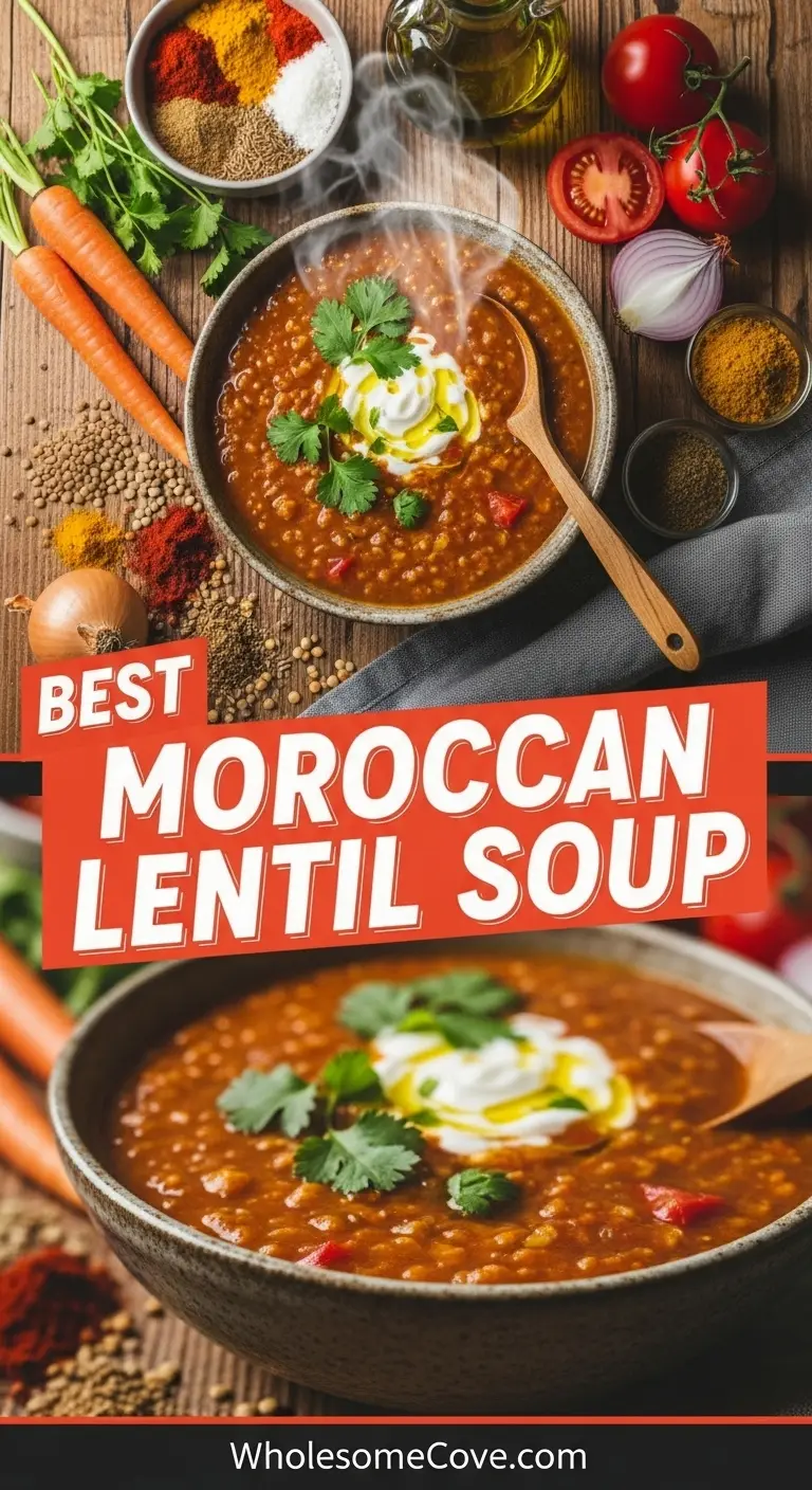 Moroccan Lentil Soup Recipe
