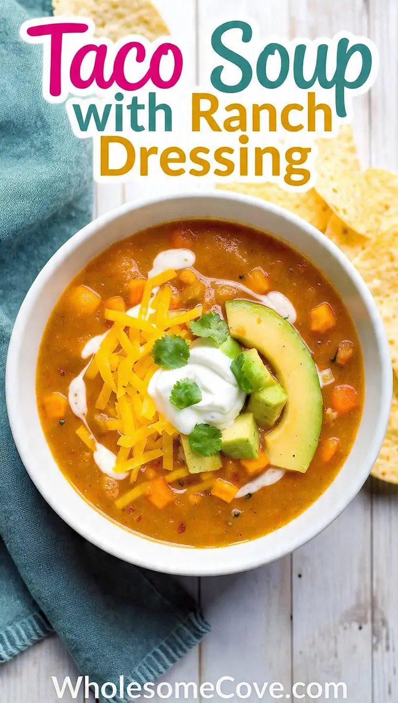 Taco Soup Recipe with Ranch Dressing