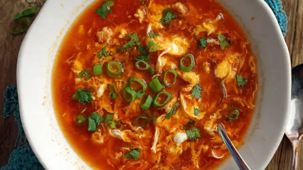 Tomato Egg Drop Soup Recipe