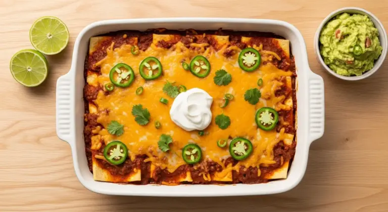 Beef Enchilada Casserole Recipe