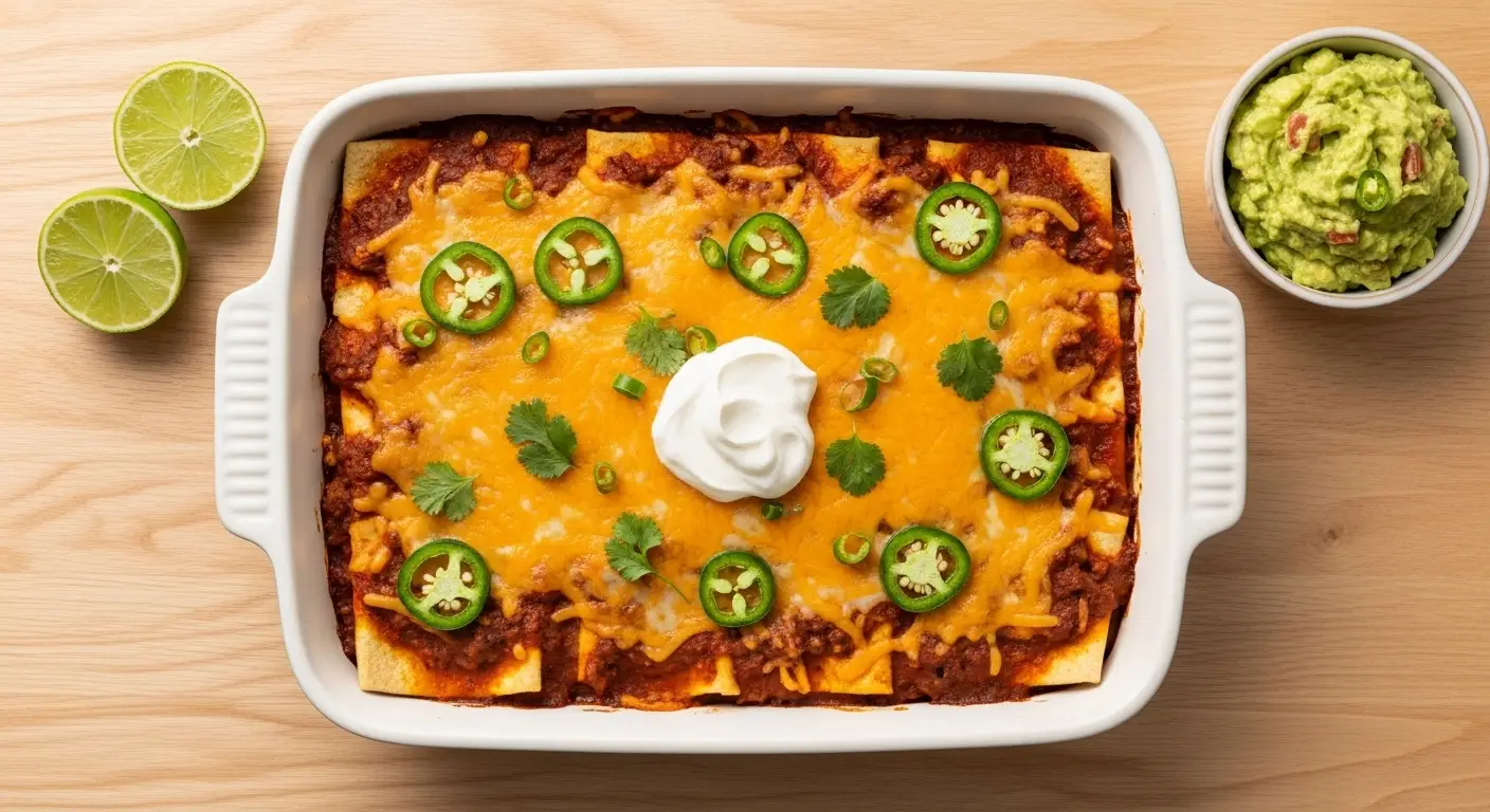 Beef Enchilada Casserole Recipe