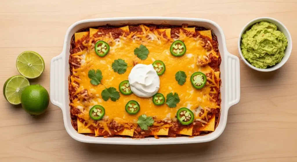 Beef Enchilada Casserole Recipe