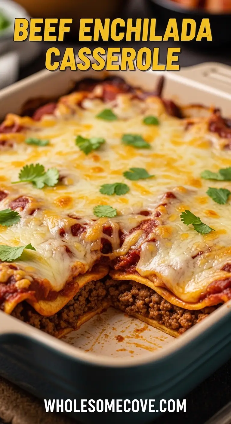 Beef Enchilada Casserole Recipe