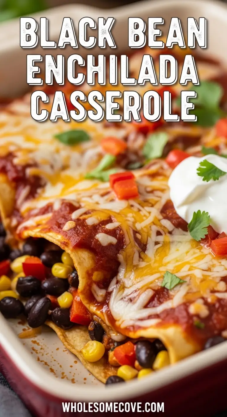 Black Bean Enchilada Casserole Recipe