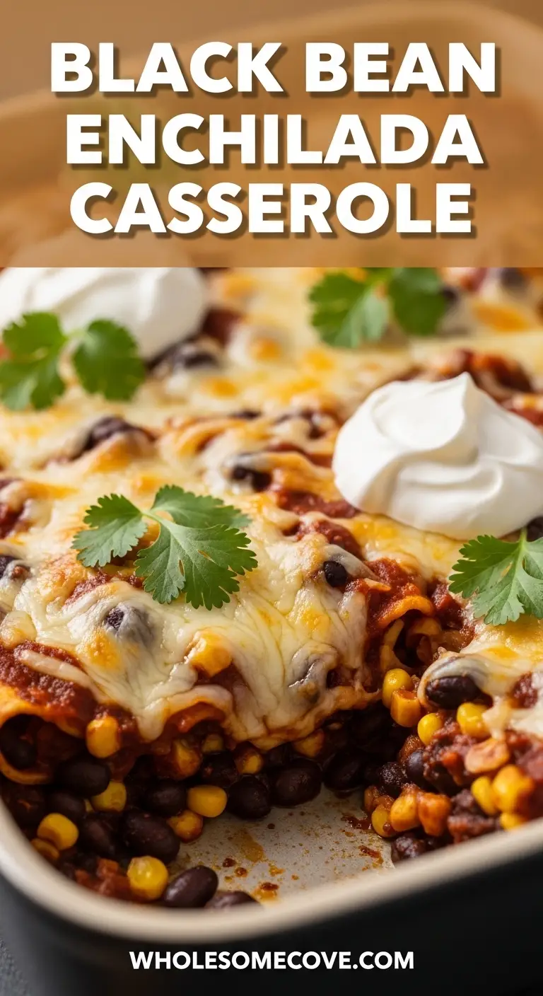 Black Bean Enchilada Casserole Recipe