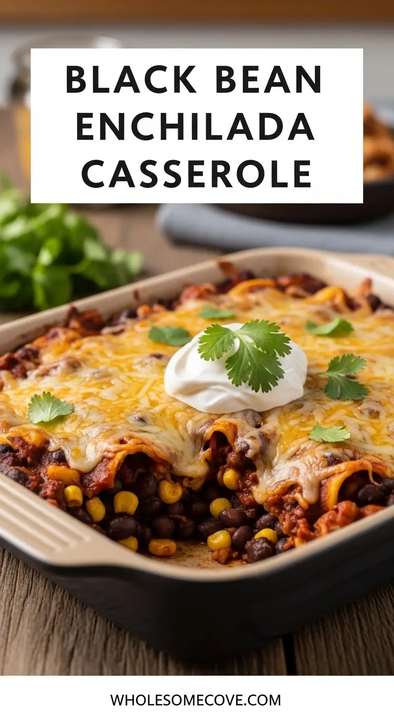Black Bean Enchilada Casserole Recipe