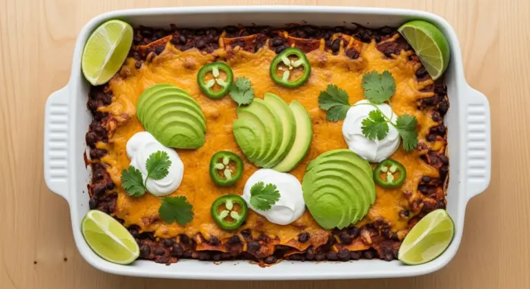 Black Bean Enchilada Casserole Recipe