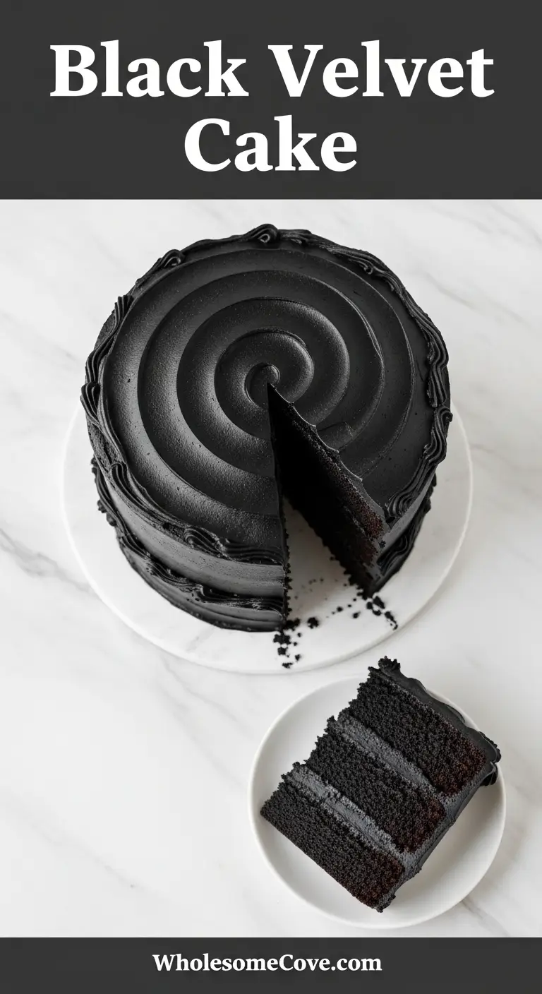 Black Velvet Cake Recipe