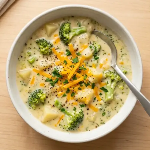 Broccoli Cheese Potato Soup Recipe