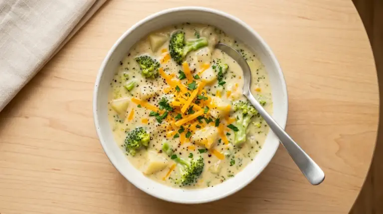 Broccoli Cheese Potato Soup Recipe