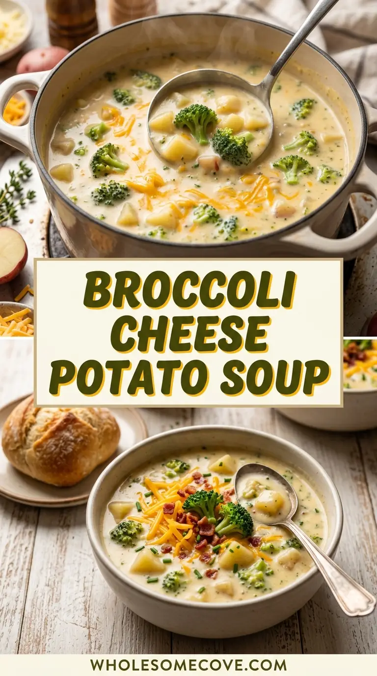 Broccoli Cheese Potato Soup Recipe