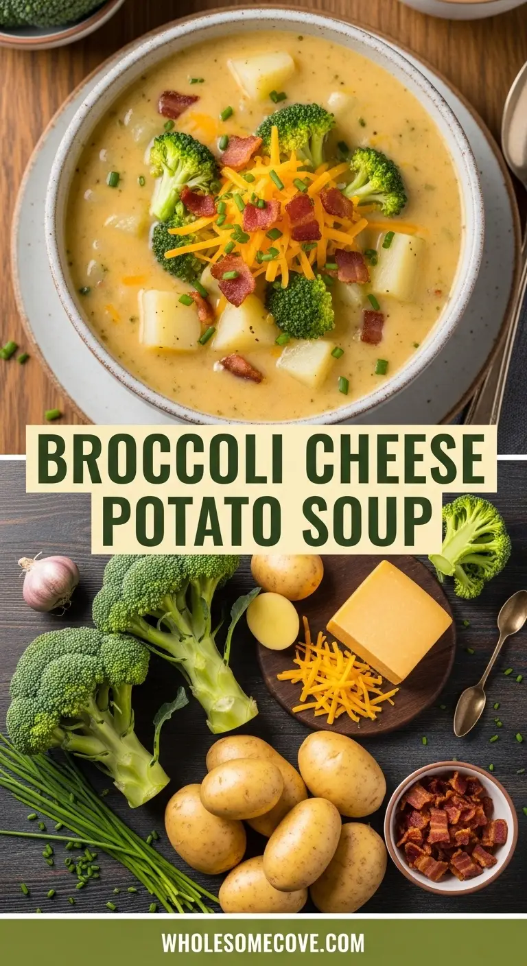 Broccoli Cheese Potato Soup Recipe