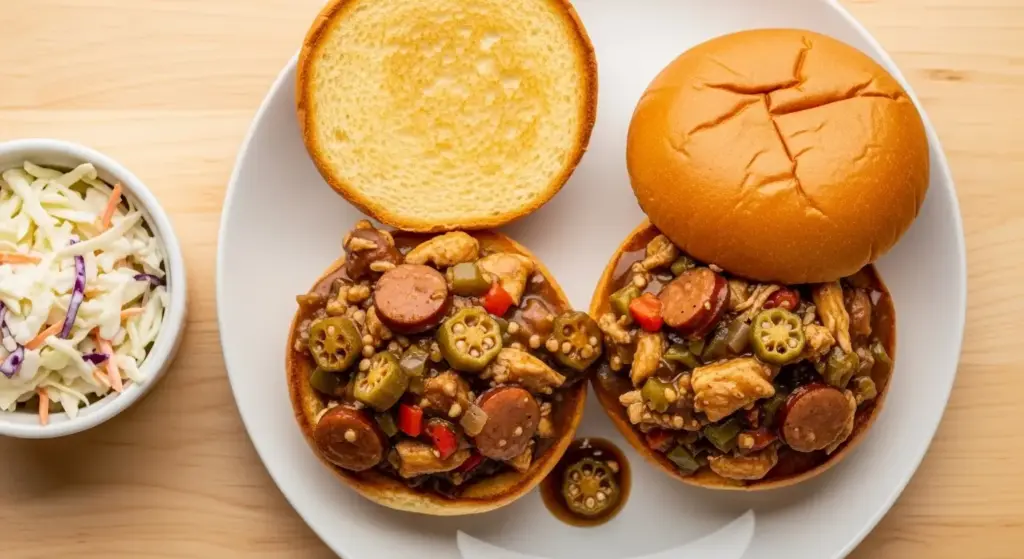 Chicken Gumbo Sloppy Joes Recipe