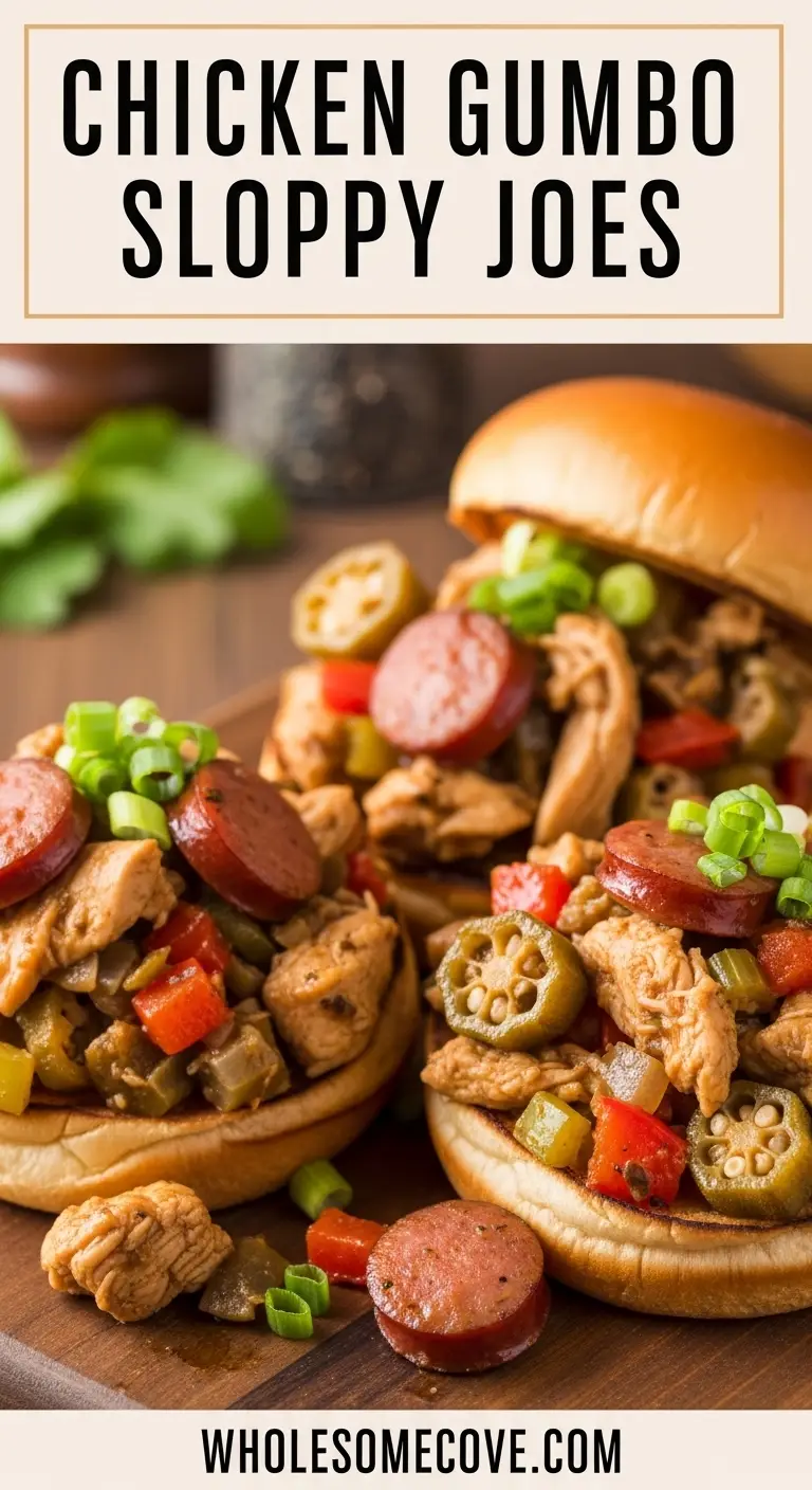 Chicken Gumbo Sloppy Joes Recipe