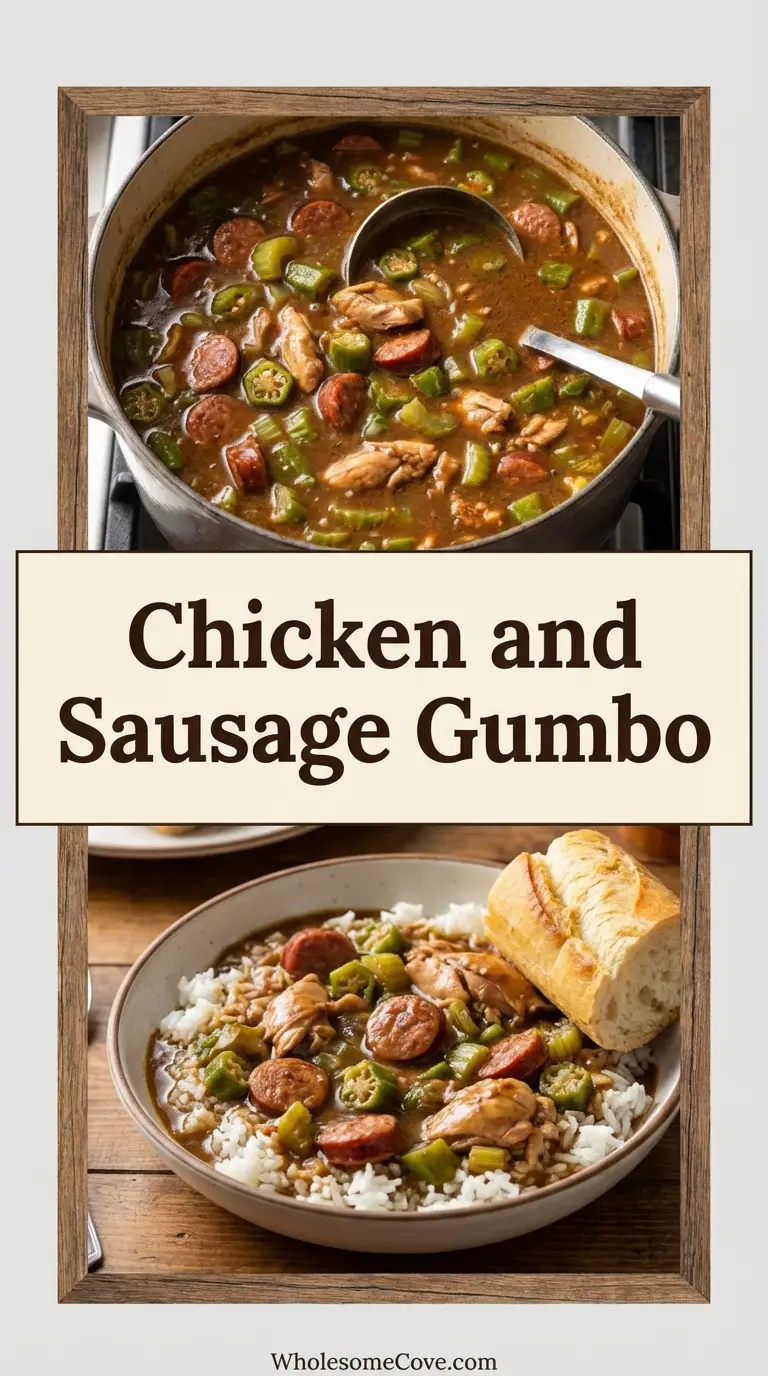 Chicken and Sausage Gumbo Recipe