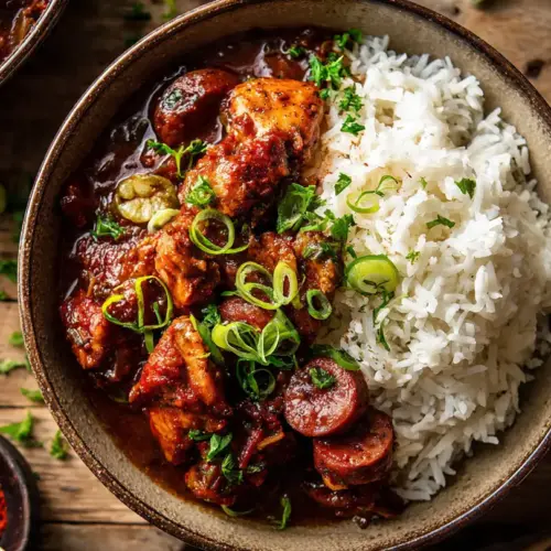 Chicken and Sausage Gumbo Recipe