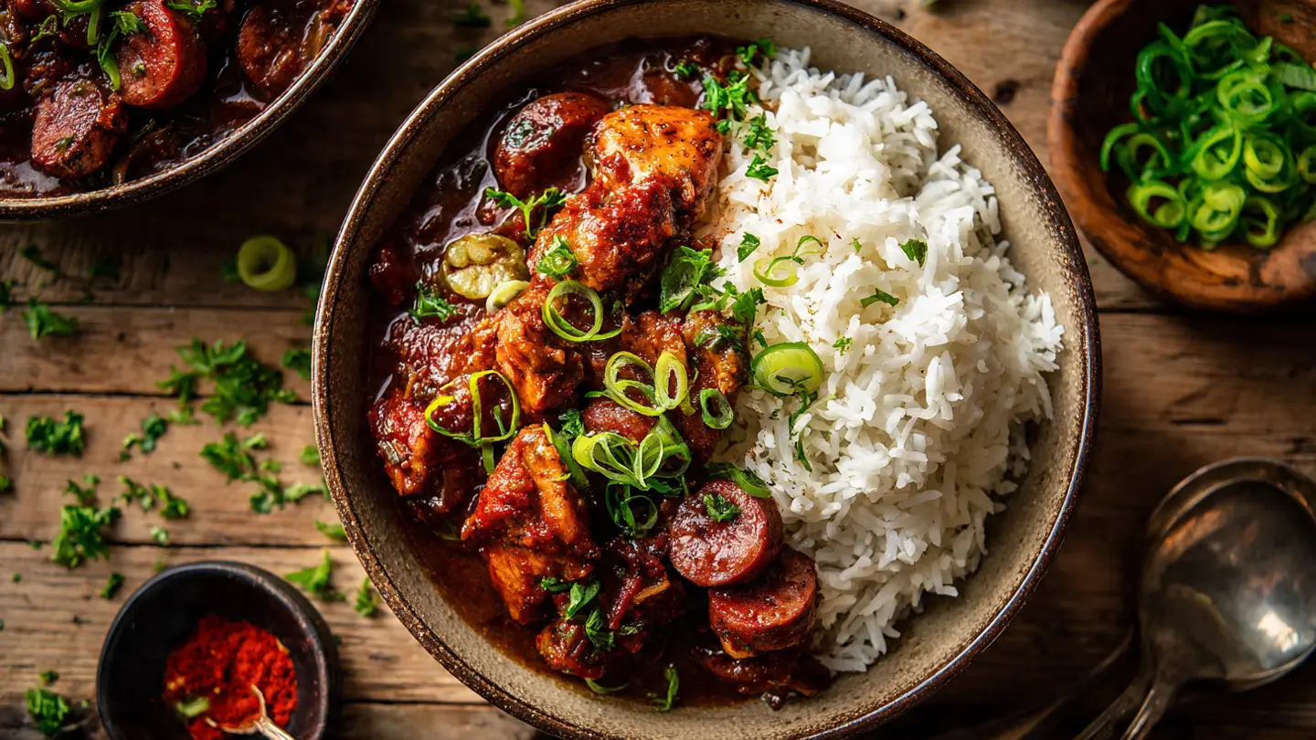 Chicken and Sausage Gumbo Recipe