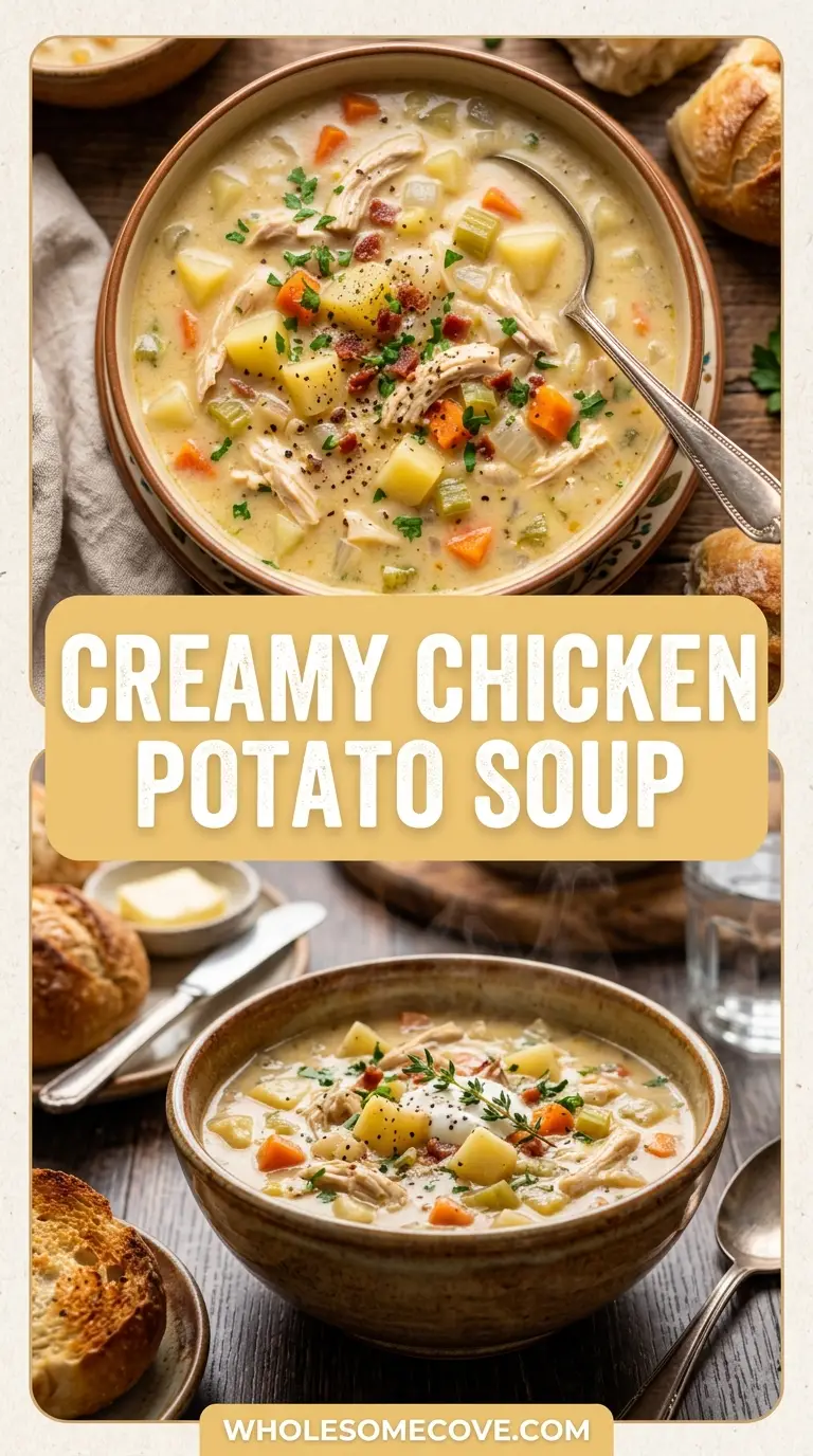 Creamy Chicken Potato Soup Recipe