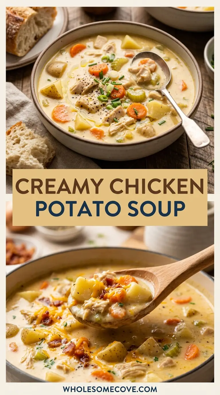 Creamy Chicken Potato Soup Recipe