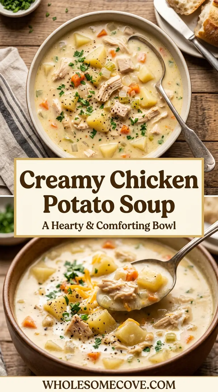 Creamy Chicken Potato Soup Recipe