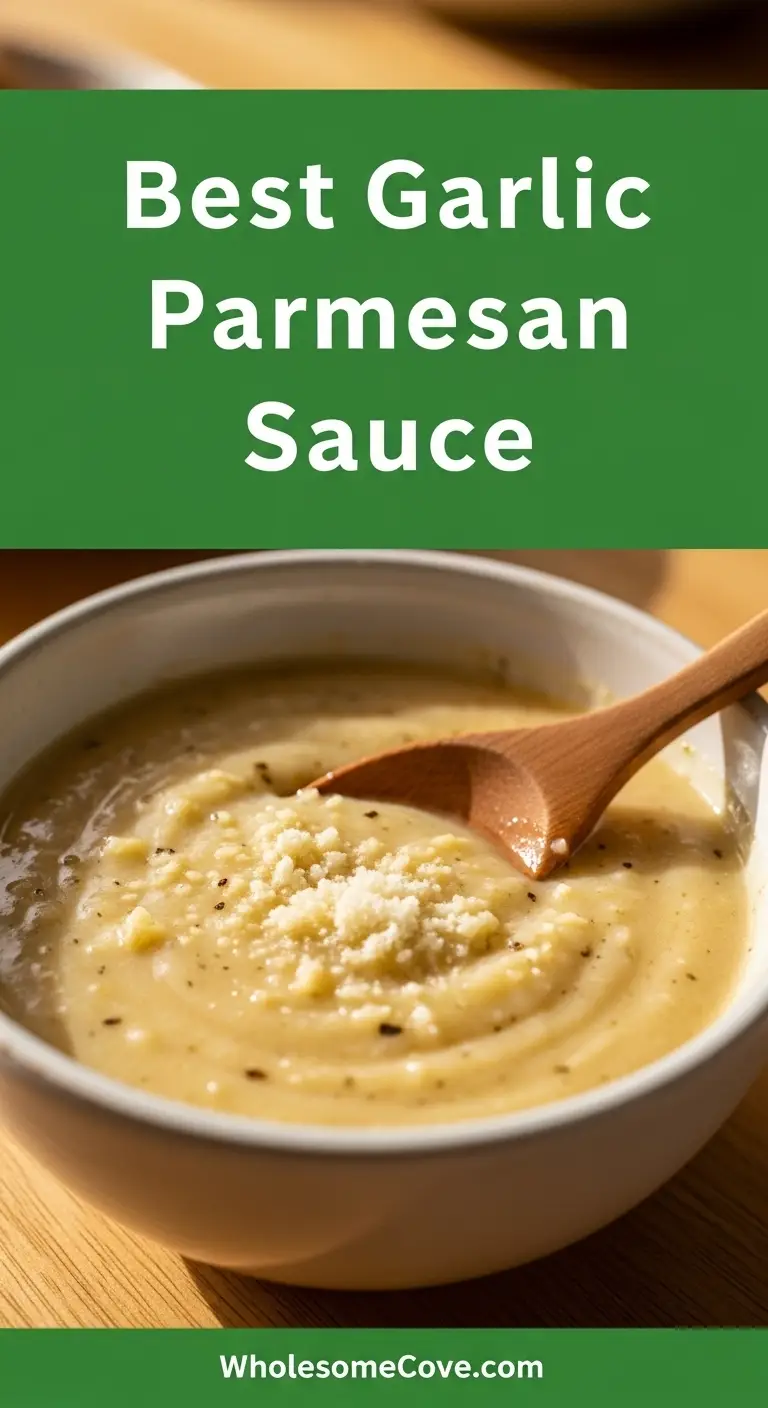 Homemade Garlic Parmesan Sauce Recipe