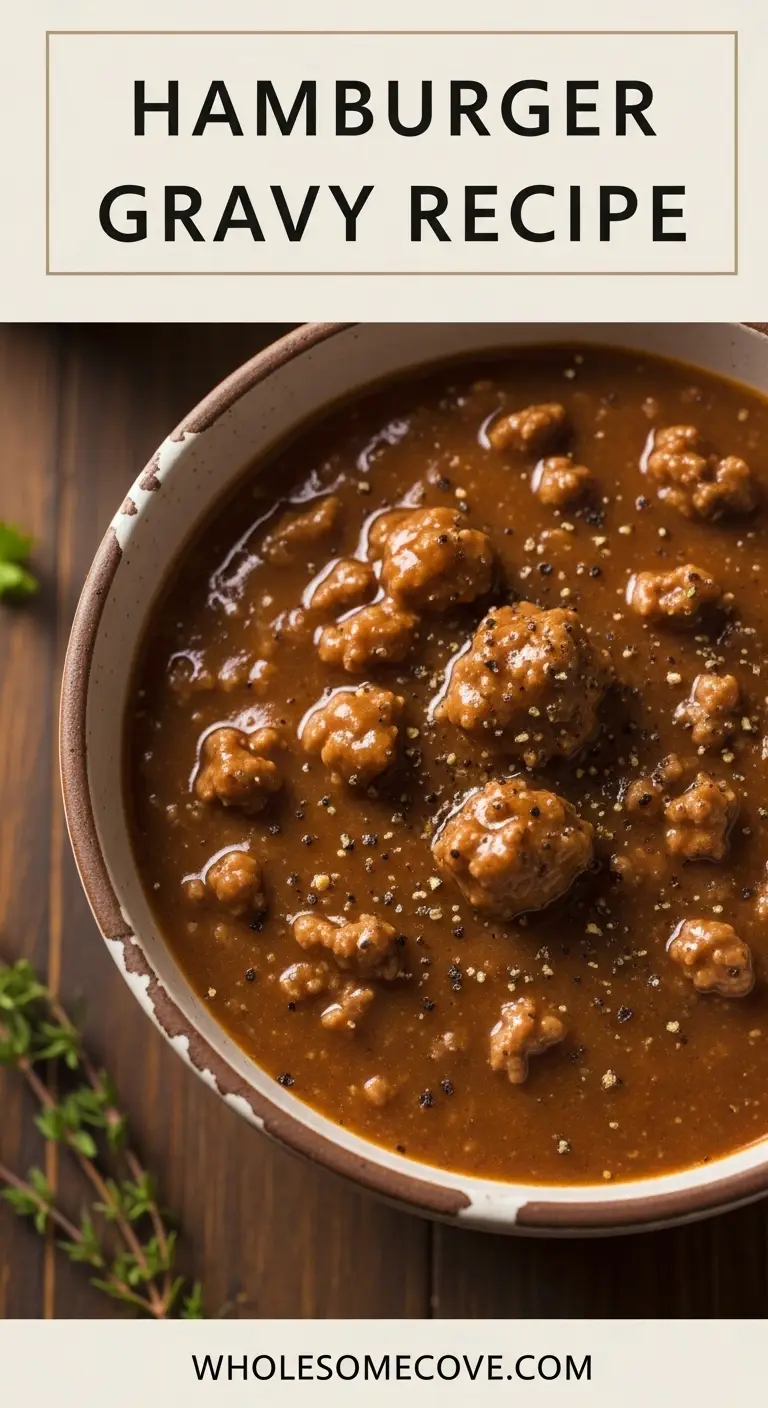 Hamburger Gravy Recipe