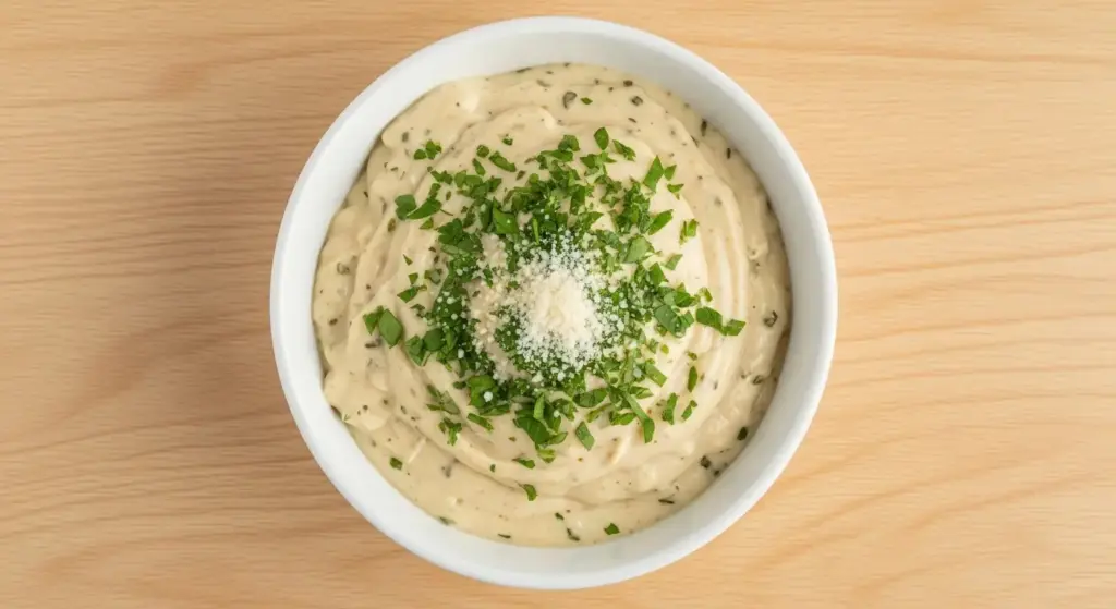 Homemade Garlic Parmesan Sauce Recipe