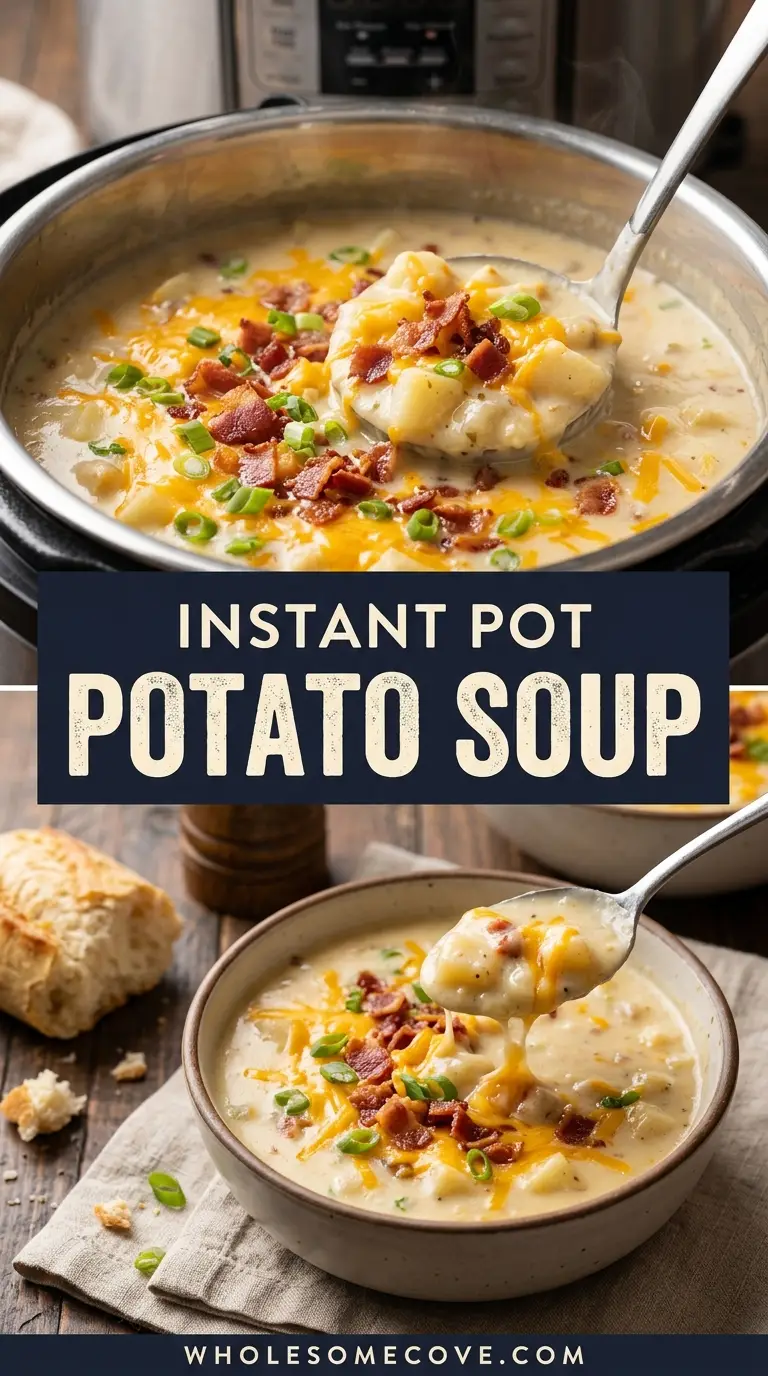 Instant Pot Potato Soup Recipe