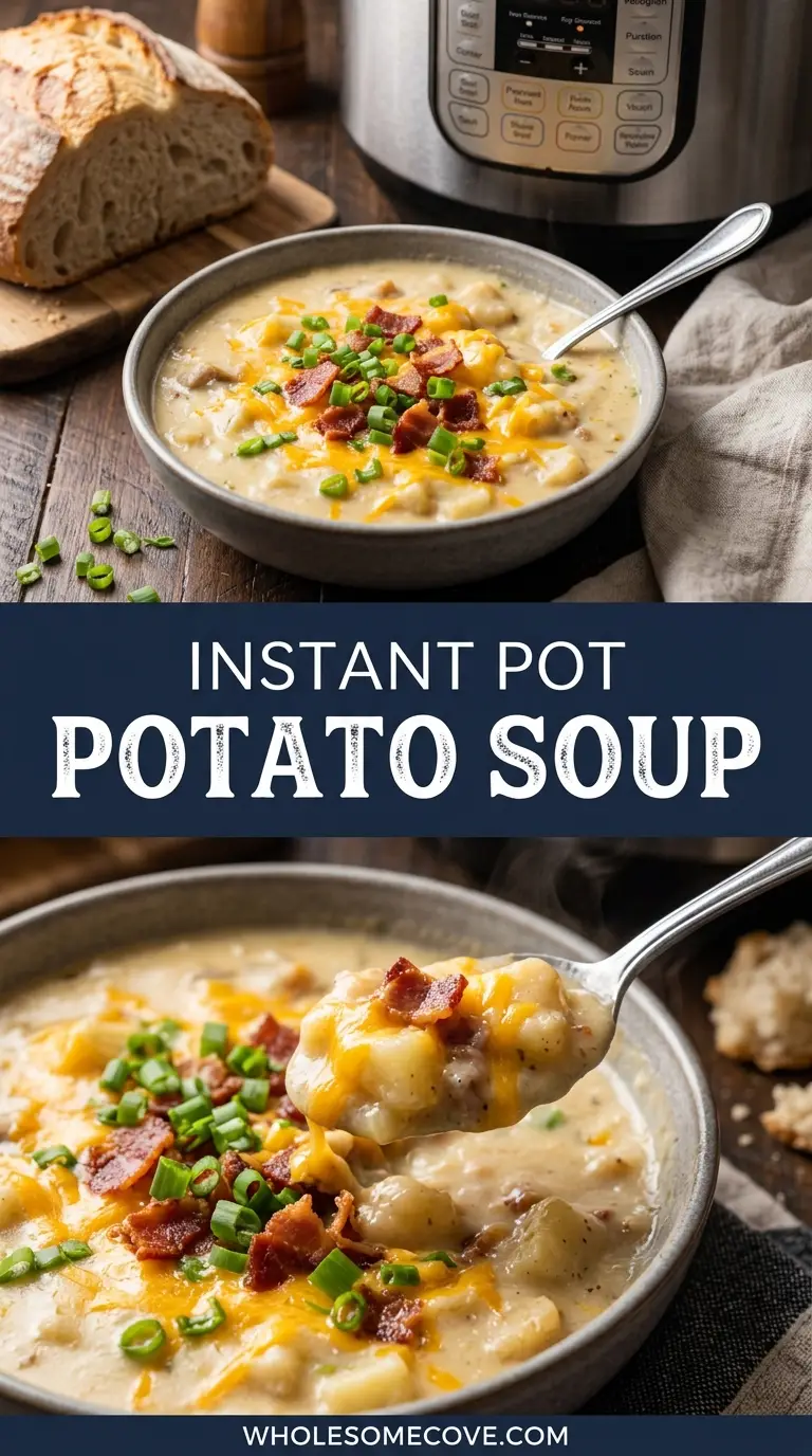 Instant Pot Potato Soup Recipe