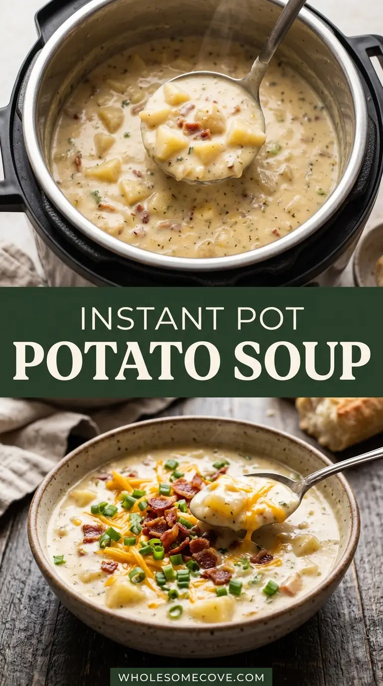 Instant Pot Potato Soup Recipe