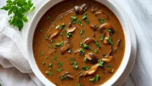 Homemade Mushroom Gravy Recipe